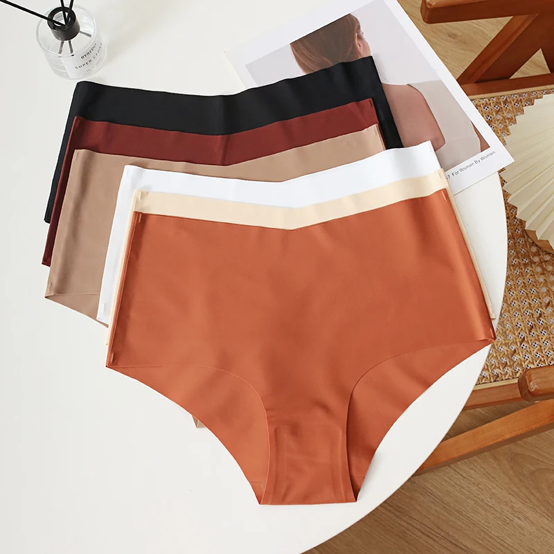 Meet'r dames naadloos ijszijde yoga-ondergoed hoge taille V-vorm ademend sneldrogend lingerie slipje sportslips