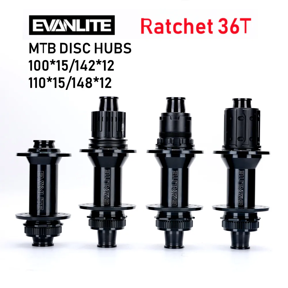 

EVANLITE Bicycle Hub 32 Holes Thru Axle/Quick Release Version Mountain Bike Hub HG/XD/MS 135X10 141X10 148X12 EXP Ratchet System