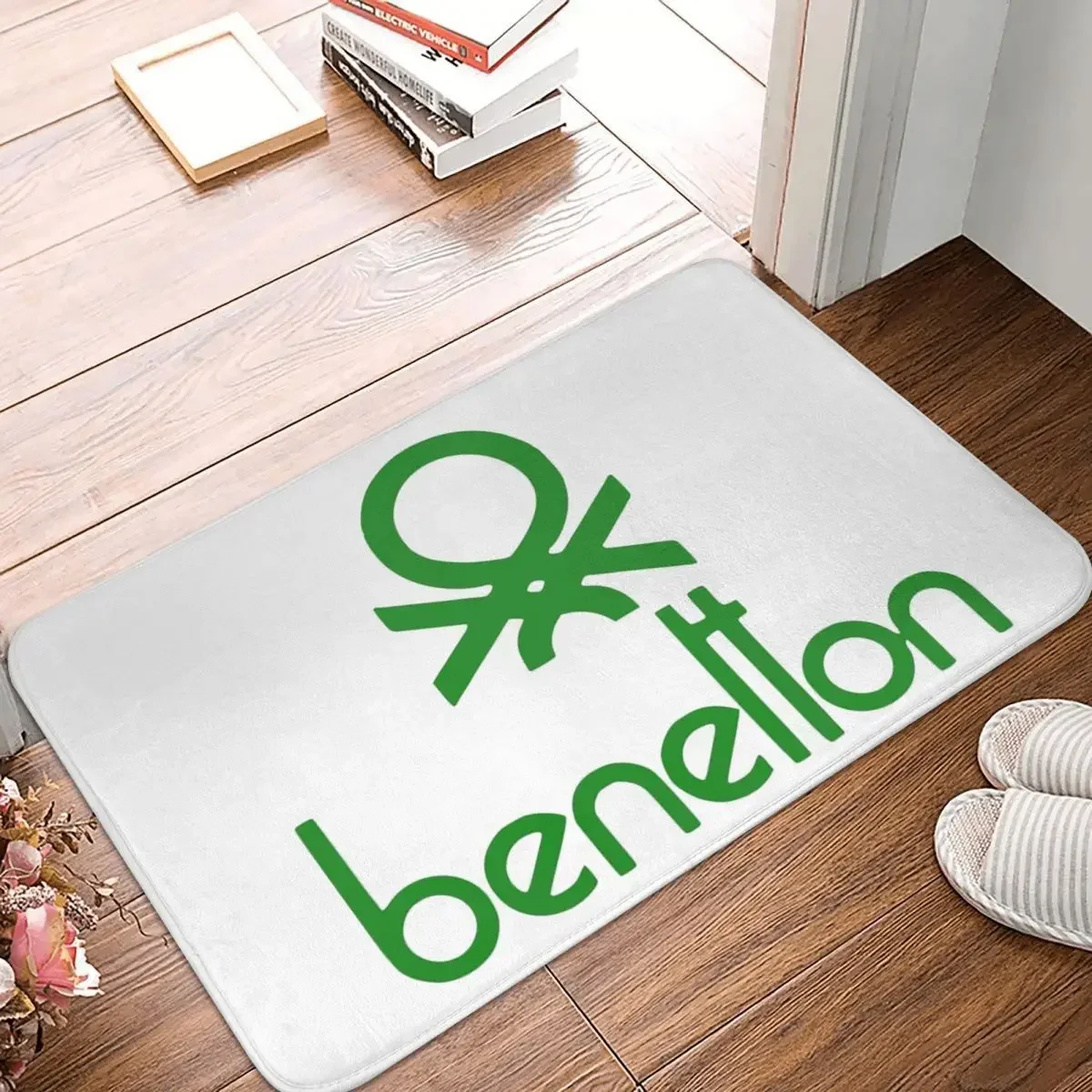 United Colors Of Benetton Doormat Rug Carpet Mat Footpad Polyester Non-slip Dust-Proo Entrance Kitchen Bedroom Balcony Toilet