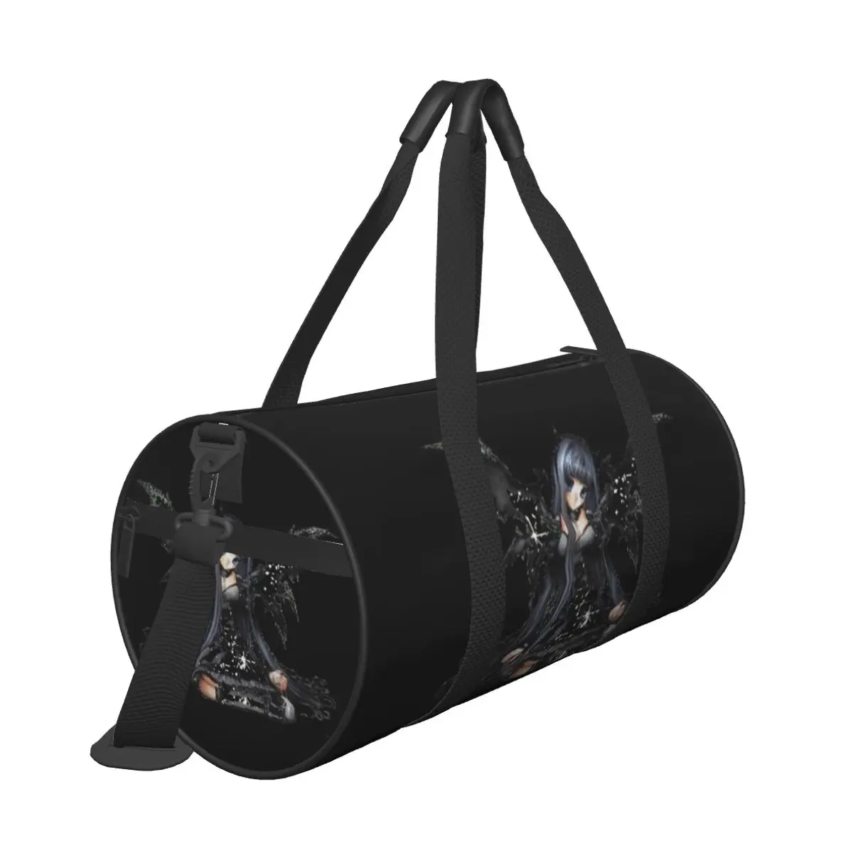 Hot Sale Pixel Goth Demon Girl Travel bag One Night Trip Overnight Bag