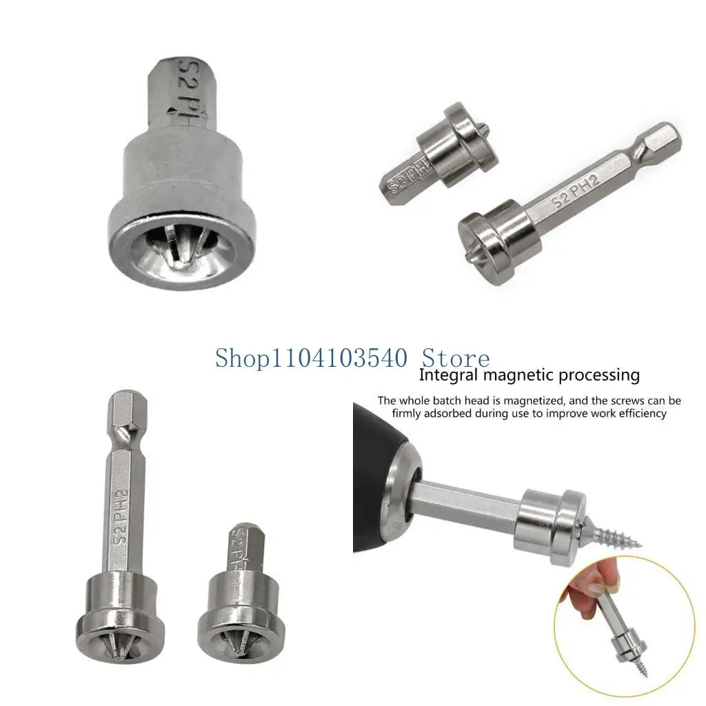 

02DC PH2 Магнитное позиционирование гипсокартона Отвертка с наконечником биты 25/50 мм для гипсокартона