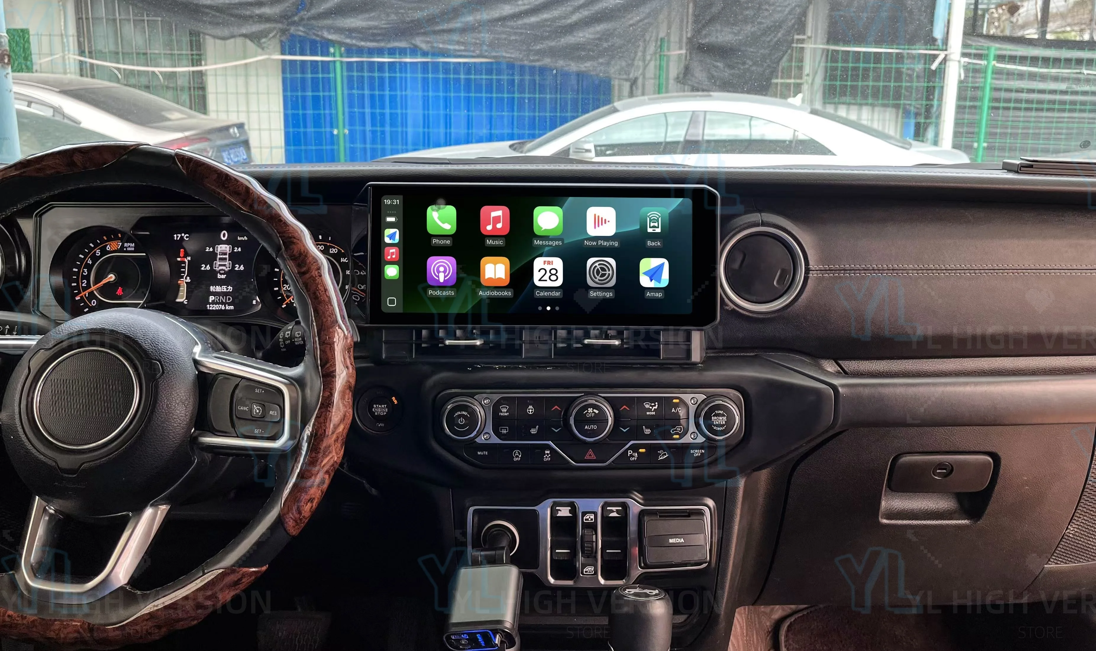 12.3" For Jeep Wrangler JL Gladiator 2018 -2021 Android 14 Car Radio Stereo Receiver Autoradio Multimedia Player GPS Head Unit - view 4
