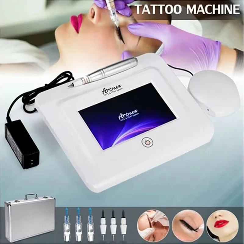 2024 Artmex V11 Permanent Makeup Machines Digital Eyeline Eyebrow Lip Rotary Tattoo Pen Machine MTS+PMU System Beauty Devices