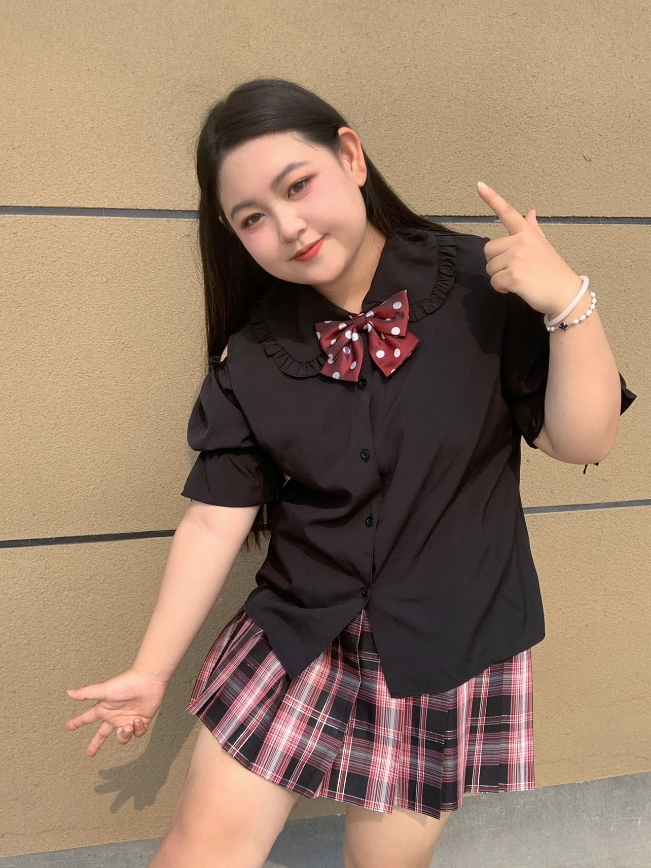Large Size Playful JK High Waist A-line Y2K Plaid Skirt 2025 Summer New Sweet Cool Girl Versatile Age-reducing Pleated Skirts - Image 2