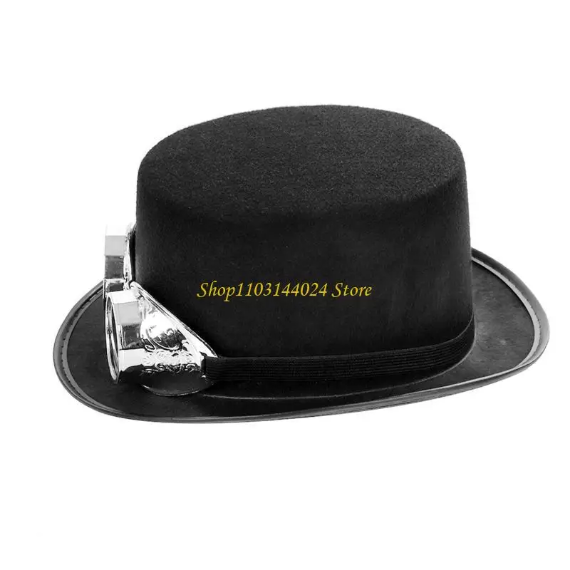 Steampunk Top Hat For Men Steampunk Men Hat Gay Jazz Hat Gay Party Performance Costume Accessory Carnival Nightclub