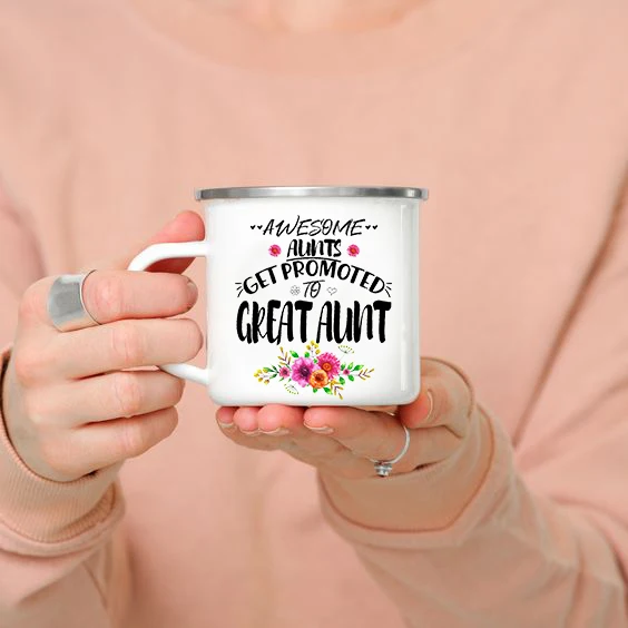 Only The Best Sisters Get Promoted To Auntie Coffee mug Pregnancy  Announcement mugs For New Aunt Gift for Sisters in law - AliExpress 15