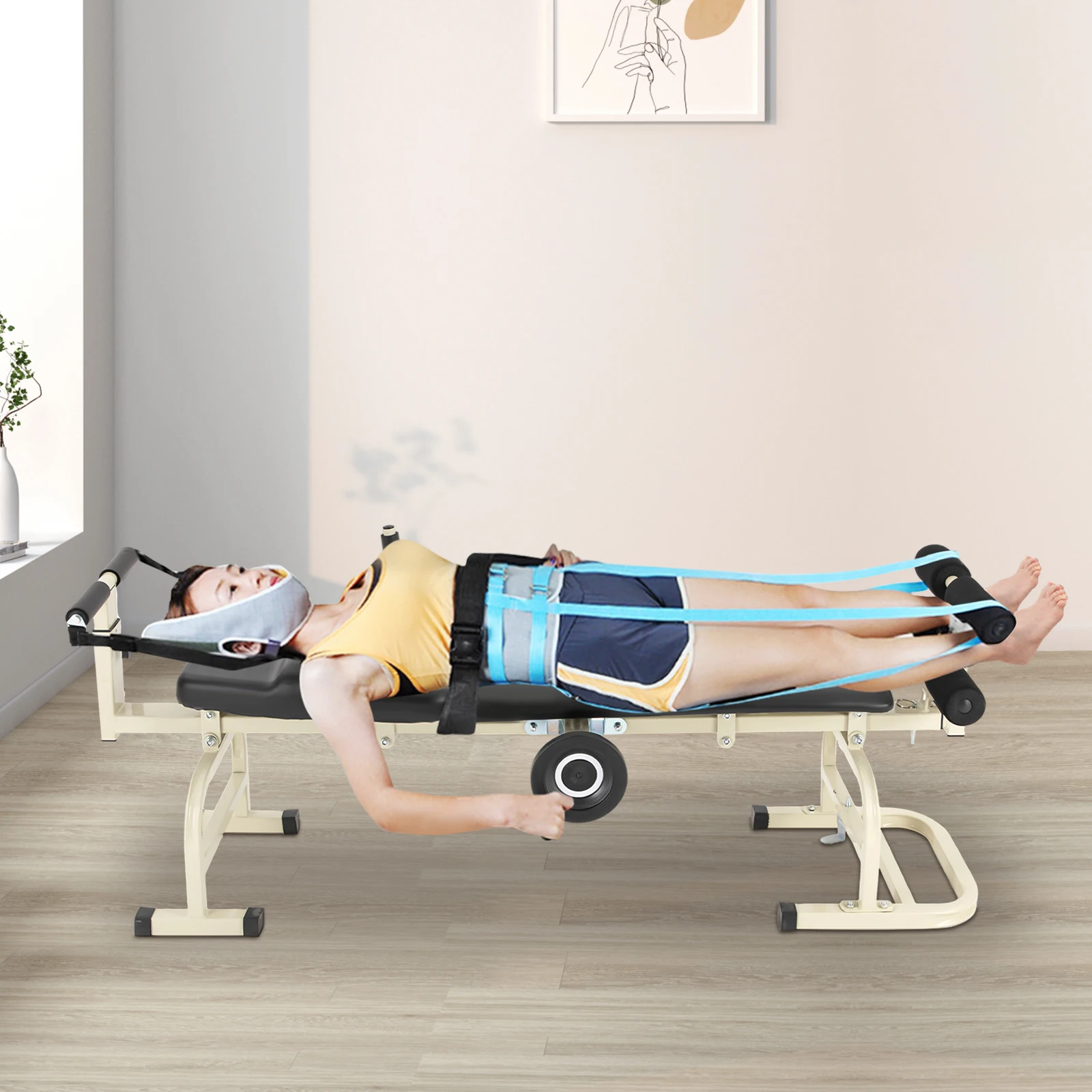 Household Body Stretcher, Lumbar Spine Keyboard Protrusion Corrector, Yoga Bed, Medical Spinal Traction Device Multi-functional