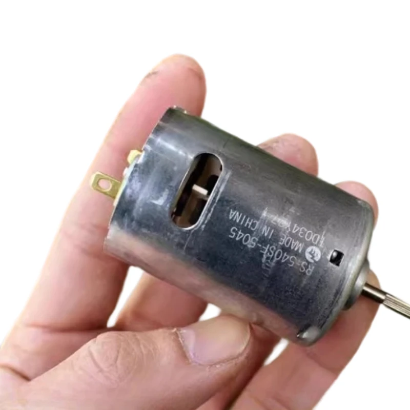 

RS-540SF-5045 High Torque DC6-12V Motor 17300RPM 35.8×49.9mm Knurled Shaft 160g for Power Tools/RC Cars/Industrial Equipment