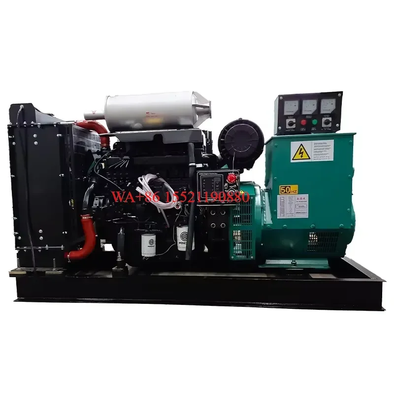 WMWMNU Factory Direct 20KW 30KW 40kW 50kVA 3 Phase Diesel Generator Set 230V 400V 50 60Hz Open Frame Silent Type with ATS