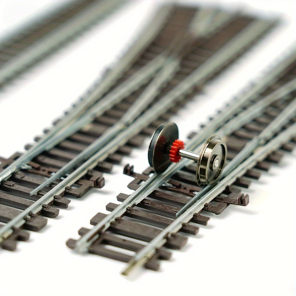 HO 1/87 Scale Curved Narrow Gauge Train Track, Copper Iron Railway Model, Exquisite Workmanship, Ideal for Adult & Teen Model Ra