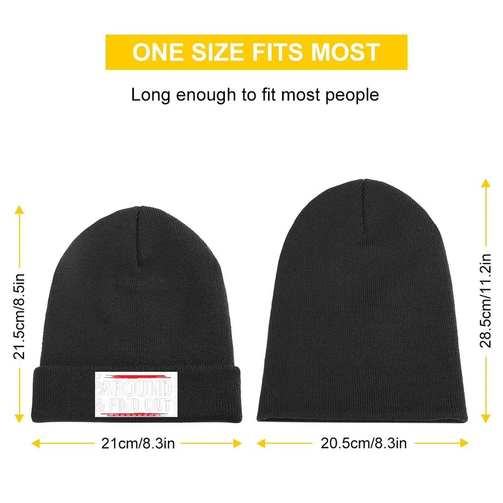 F Around And Find Out Knitted Cap Luxury Brand Mountaineering Hat Beach For Man Women's