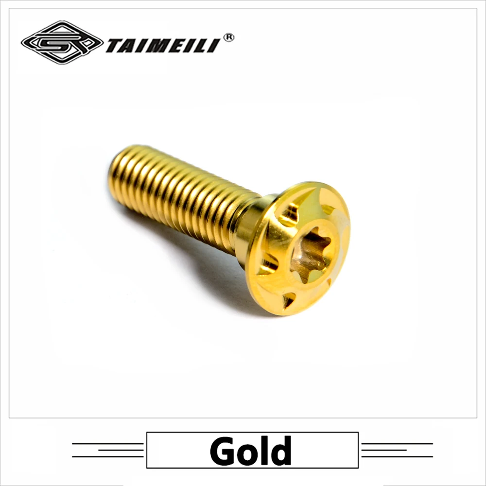 TAIMEILI Titanschraube M8X20/25/30mm Motorrad-Bremsscheibenschraube mit innerem Pflaumenblütenblattkopf 1 Stück – Detail 7