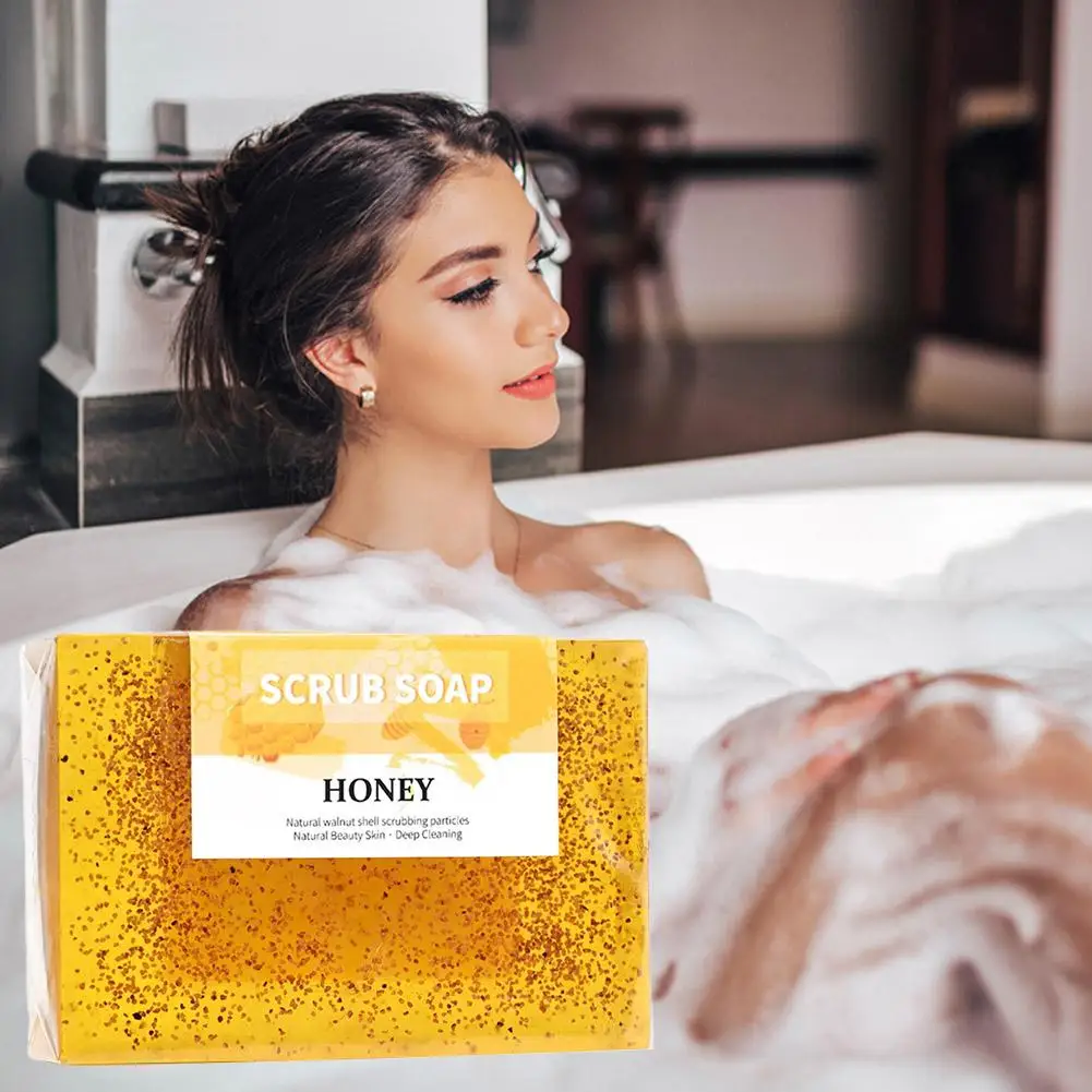 

100% органическое морковое мыло, гранулы натурального грецкого ореха, необходимое мыло глицеринового модер для ванны и белое масло, увлажняющее яркое Han R1M7