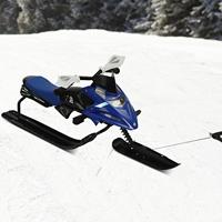 Snow sledge ski cart w/ brakes Children steerable Sled Snow Moto Grass Sand Scooter Traction rope 80kg/176.37 lbs Slider Board