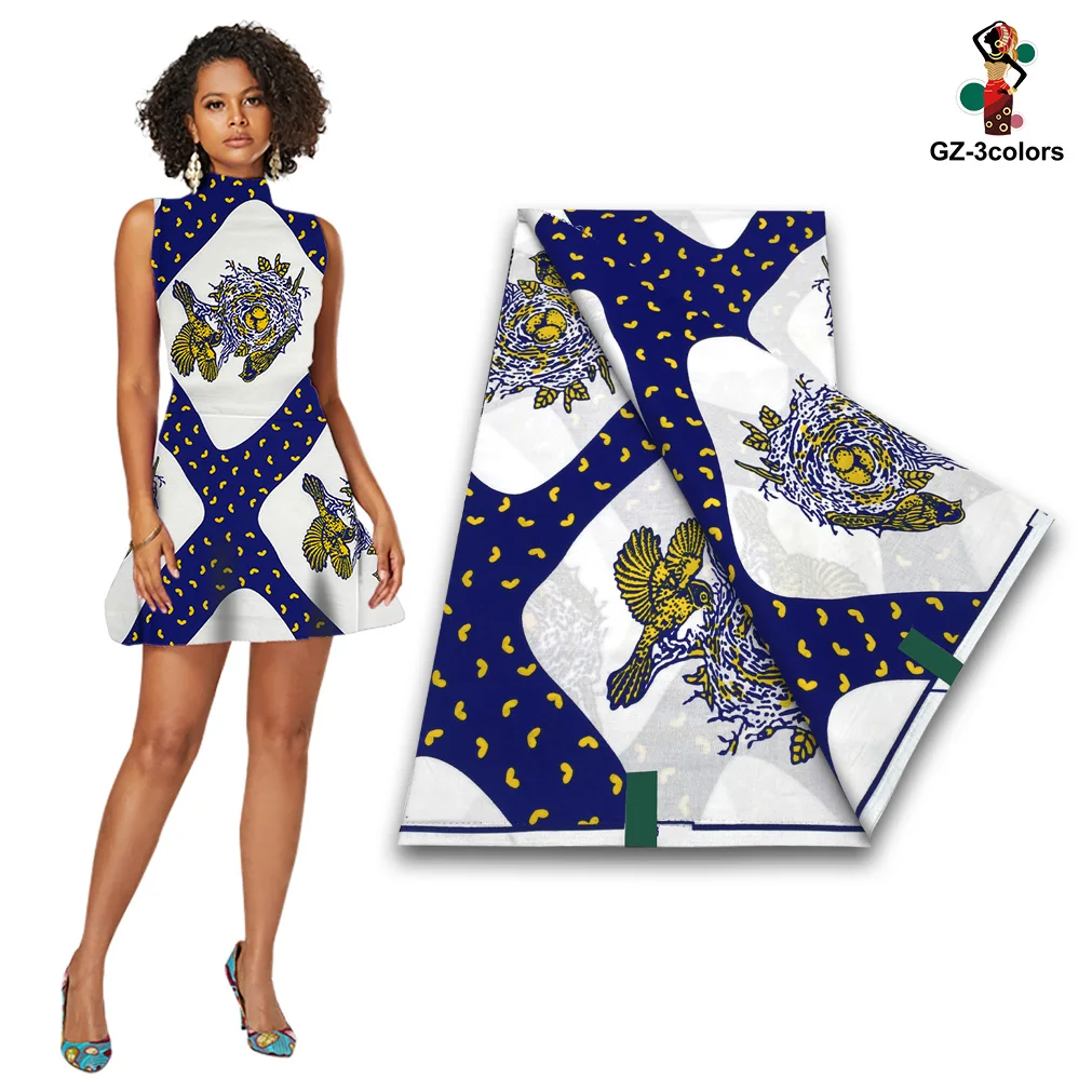 Guaranteed Veritable Ghana Wax Fabric High Quality African Wax Fabric Cotton Soft Ankara Wax Print Fabric for Women Dressing