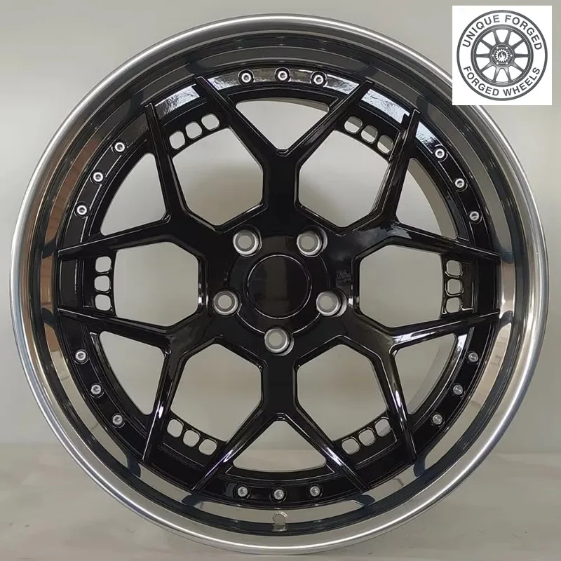26 Style 2‑pcs 17 18 19 20 21 22 24 Inch Muti Spoke 5 Holes Passenger Car Wheels Aluminum Alloy Forged Wheels