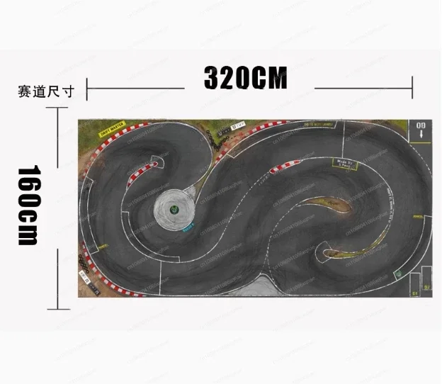 

1/28 24 MINI-Z DRZ2 GLD simulation mosquito car professional drift thickened track track track