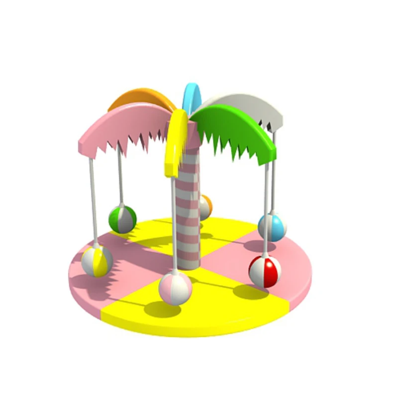 

YLWCNN Children Indoor Playground Accessories,Kids Soft Toys,Electric Rotating Coconut Tree Ball For Amusement Playground Park