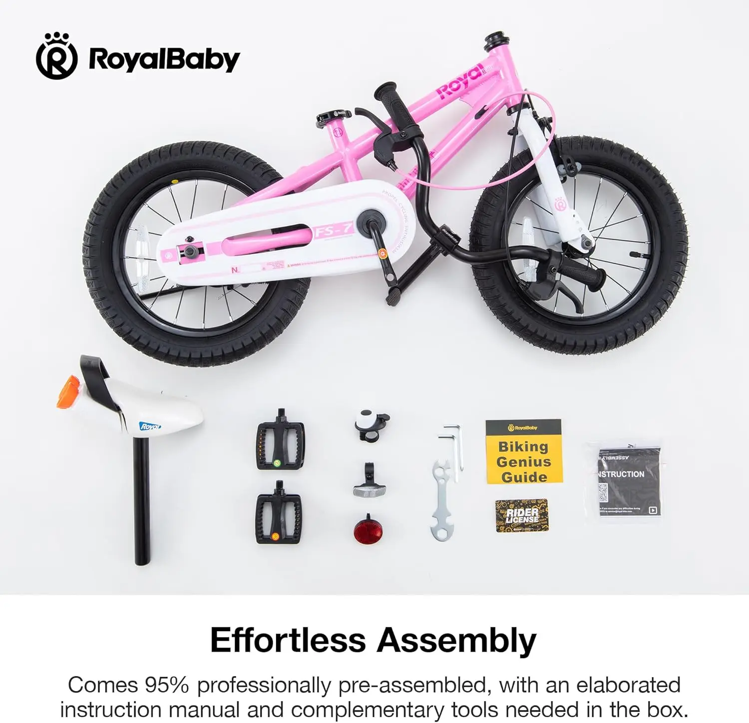 Kids Bike Ez Balans Om Dubbele Handrem Te Trappen Peuters Jongens Meisjes Fiets 12-20 Inch Voor Leeftijd 3-10 Jaar