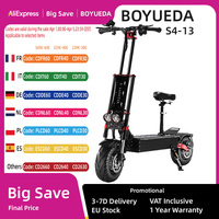 Boyueda S4-13 2*400W High Power Dual Motor 60V 43AH Battery 13 Inch Folding Electric Scooter Off-Road Electric Scooter