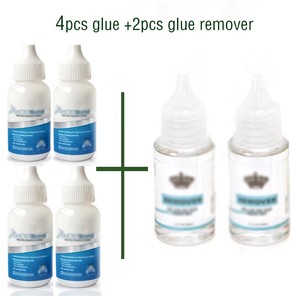 

Super Bonding Waterproof Glue And Glue Remover, For Hair Wig Glue For Lace Front Wig/Toupee/Closure/Hair Extension And Remover