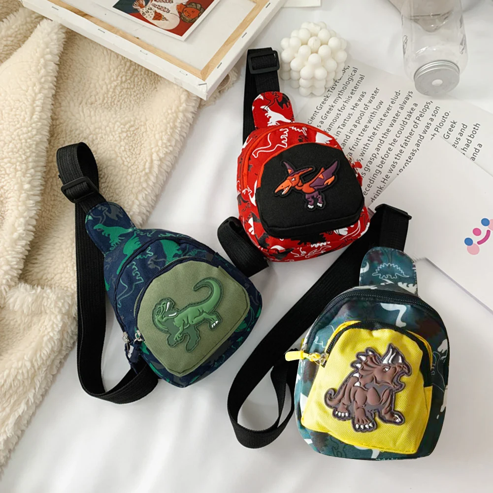 Boy Waist Bags For Kids Chest Bag Pack Girls Cute Dinosaur Crossbody Bags Fanny Pack Children Banana Bag Fashion Shoulder Bags