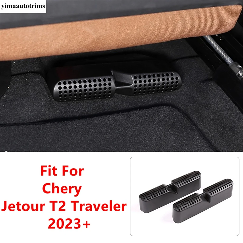 

For Chery Jetour T2 Traveler 2023 2024 2025 Interior Accessories Seat Under Floor Air AC Vent Outlet Anti-Blocking Dust Cover