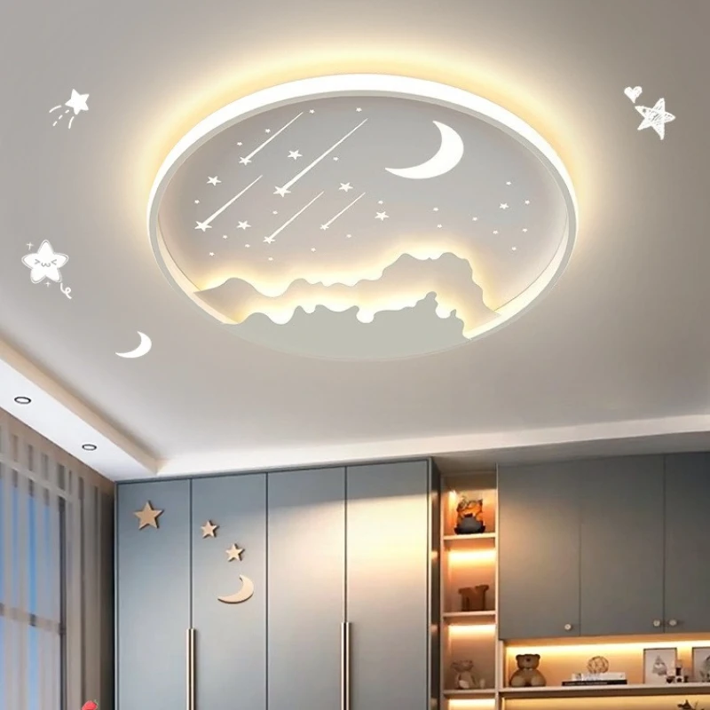 

Moon Ceiling Llight Nordic Modern Bedroom Lamp Balcony LED Children Ceiling Lamp Aisle Corridor Home Decor Design Loft Wall Lamp