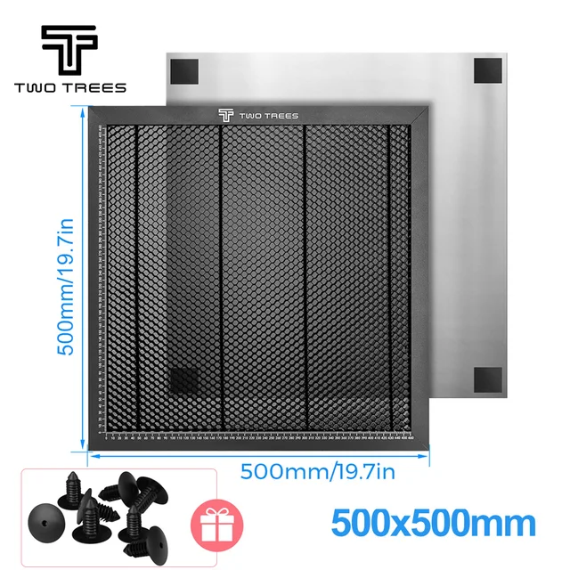 Laserowy panel o strukturze plastra miodu Laserowy stół roboczy 500x500mm do maszyny do cięcia CO2/grawer TT-5.5S TTS-55 TS2 Cięcie wielu rozmiarów