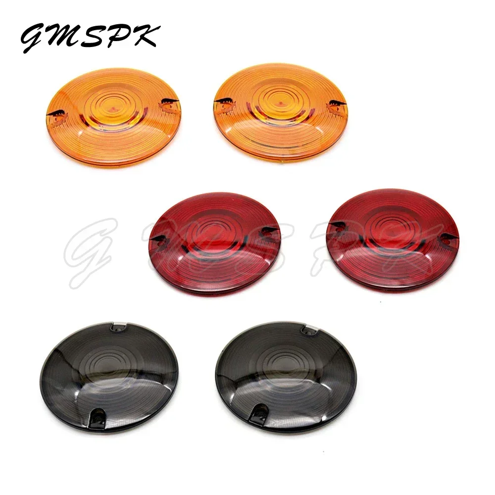 Motorcycle 2PC/4PC Turn Signal Light Lens Cover For Harley Touring 1986-2014 Electra Glides Road King Ultra Glide Softail