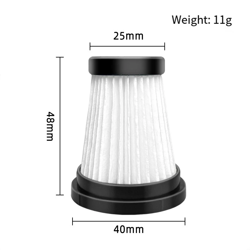 อุปกรณ์เสริมอะไหล่ตัวกรอง HEPA สำหรับ K12 moosoo 7ชิ้นเครื่องดูดฝุ่นไร้สาย K13 Invictus One 1.0 X7