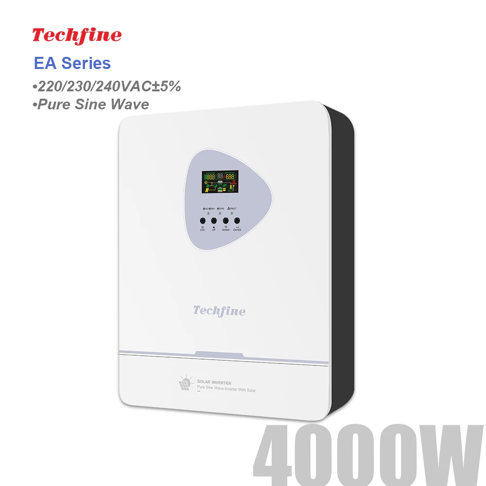 Techfine  4KW Off Grid Inverter 24v Solar Inverter With MPPT Charge Controller
