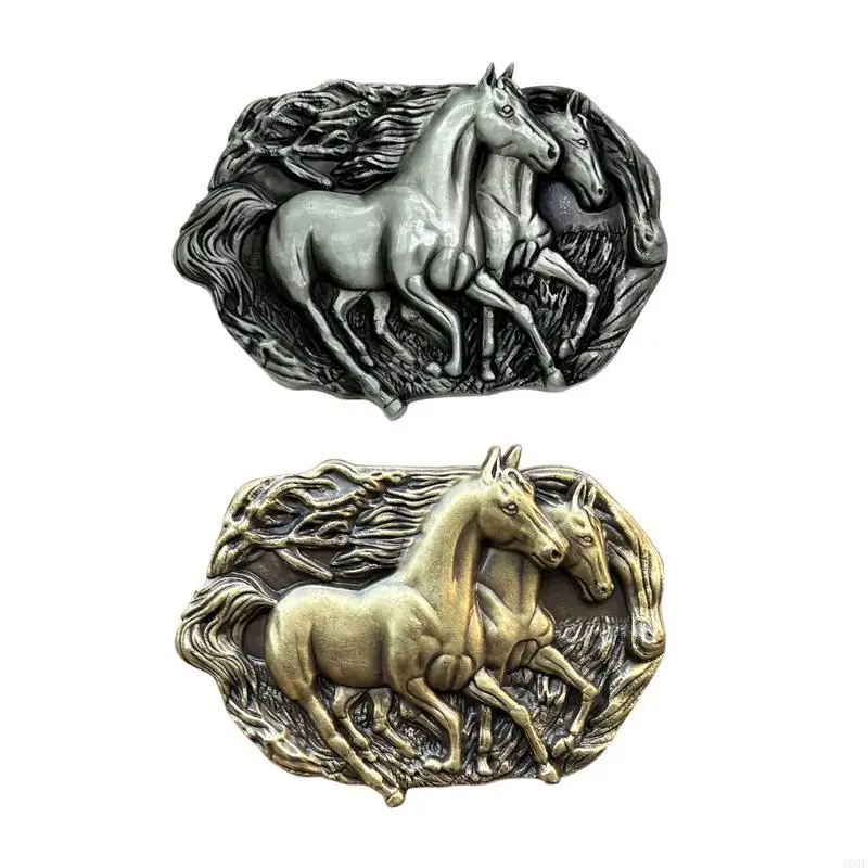 

Пряжка для ремня для лошади, кожаная, металлическая, сменная пряжка, подарок для отца, кожаная, уличная, подарок, замена Y08E