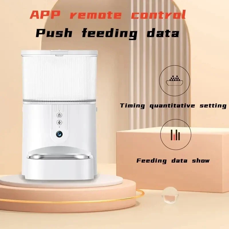 3L Remote App Control Automatic Dog Feeder Pet Smart Pet Feeder Food Timing Dog Food Dispenser Voice Video Pet Supplies