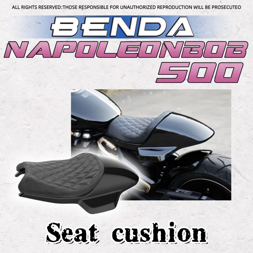 

For BENDA Napoleonbob 500 single seat rear cover hump seat cushion diamond seat bag non-destructive installation for benda