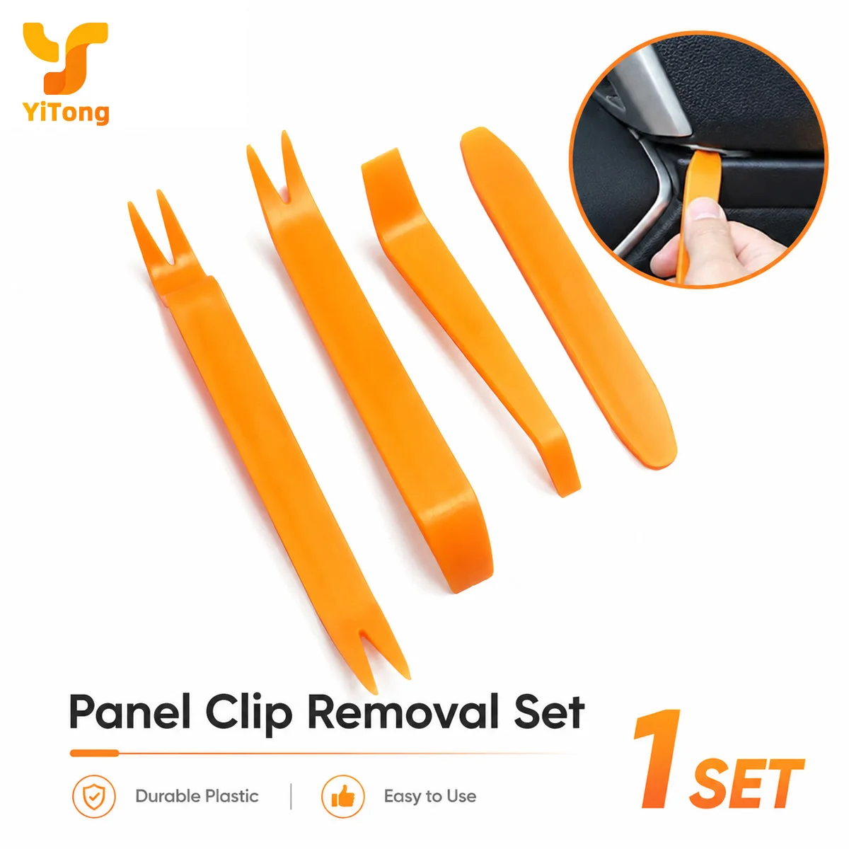 

Yitong 1set Car Buckle Disassembly And Pry Tool Door Dashboard Clip Car Motorcycle Fastener Disassembly Repair Accessories