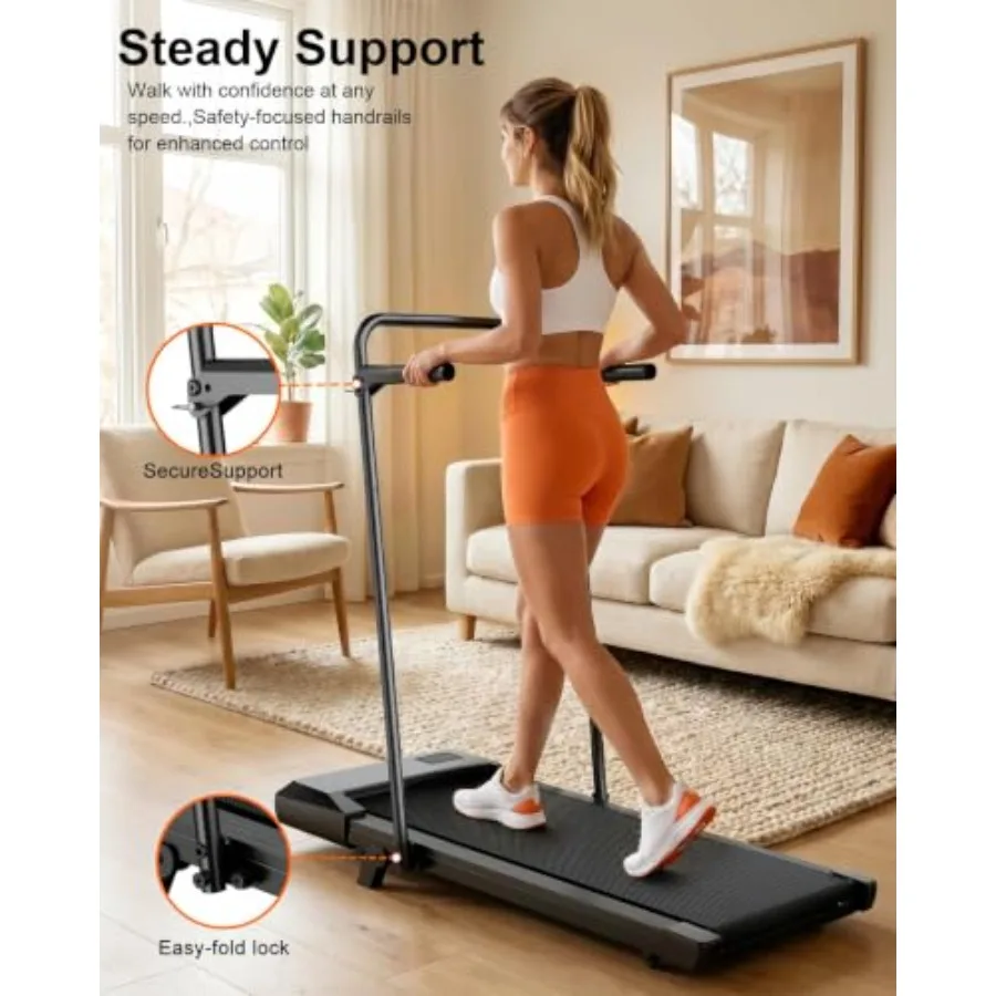 6% Incline 300 lbs Walking Pad Under Desk Treadmill