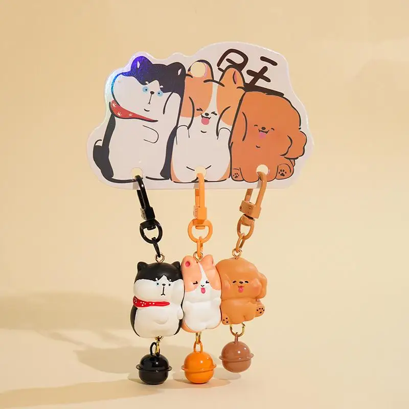 3-teiliges Set Magnetische Schlüsselanhänger aus Kunstharz, Cartoon-Schlüsselanhänger-Sets, Mini-Rucksack-Charm, Geschenk für Freunde – Detail 2