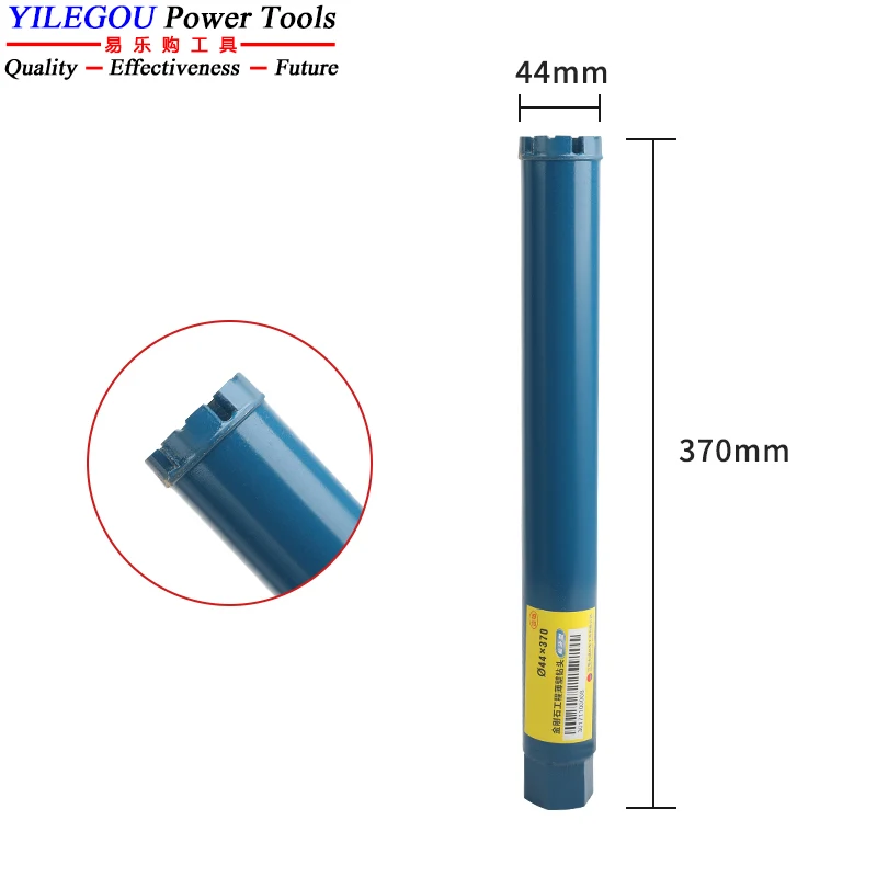 25 27 32 40 51 56 63 76 112 120 127 mm diamantboor. 370 450 mm droge diamantkernbit. 20-132 mm waterbetongatboor.