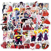 50pcs Inuyasha Stickers Pack DIY Decoration Waterproof Phone Case Laptop Skin Cute Anime Sticke Kawaii Packaging Art Supplies