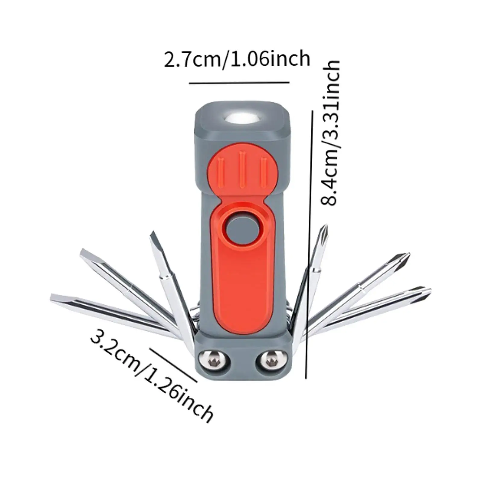 Alat obeng multifungsi, mainan mobil Multi alat portabel rumah senter dan lampu kerja untuk konsol Game jam tangan