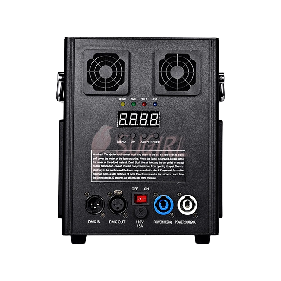 Imagem -02 - Cold Spark Machine com Flightcase Wedding Fireworks Sparkler Machine Cold Spark Machine Indoor e Outdoor Tax 600w Pcs