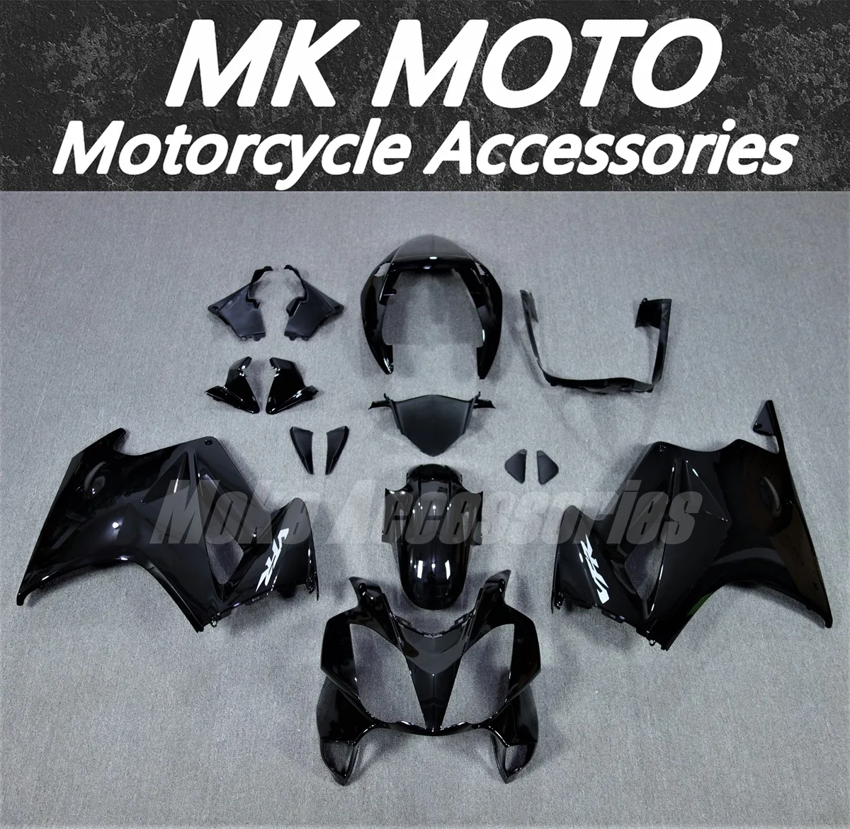 

Moke moto Motorcycle Fairings Kit Fit For Vfr800 2002 2003 2004 2005 2006 2007 2008 2009 2010 2011 2012 Bodywork Set New Black