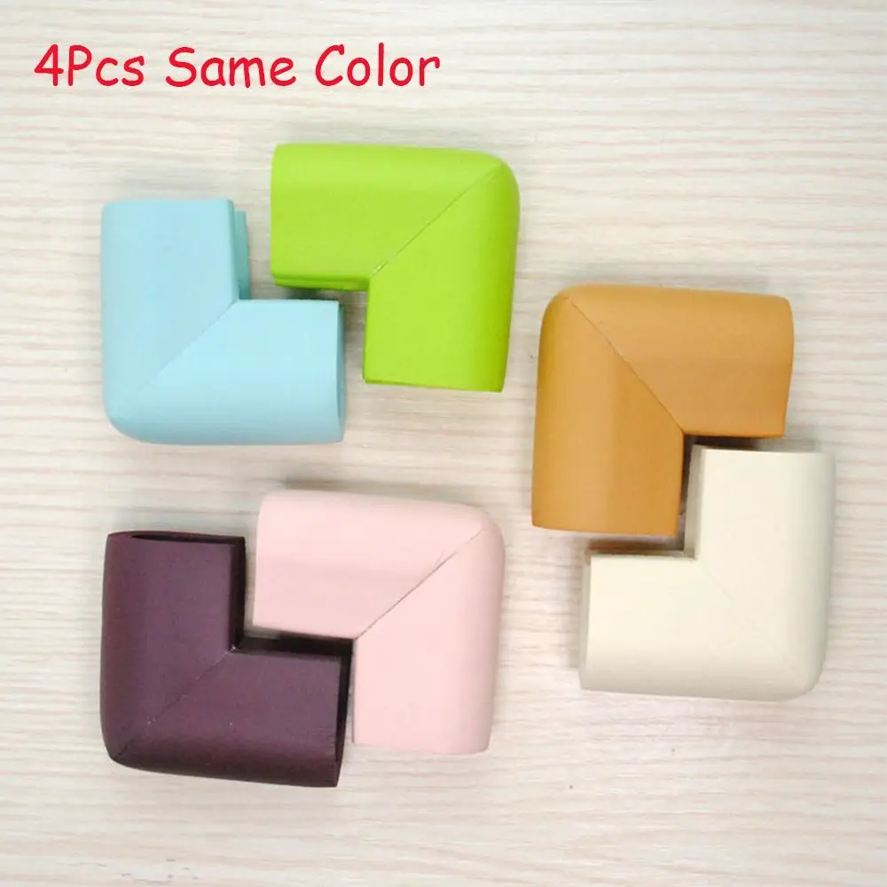 Kids Baby 4 Pcs Security Edge Safety Desk Guard Protection Foam Sponge Cushion Protector Bumper