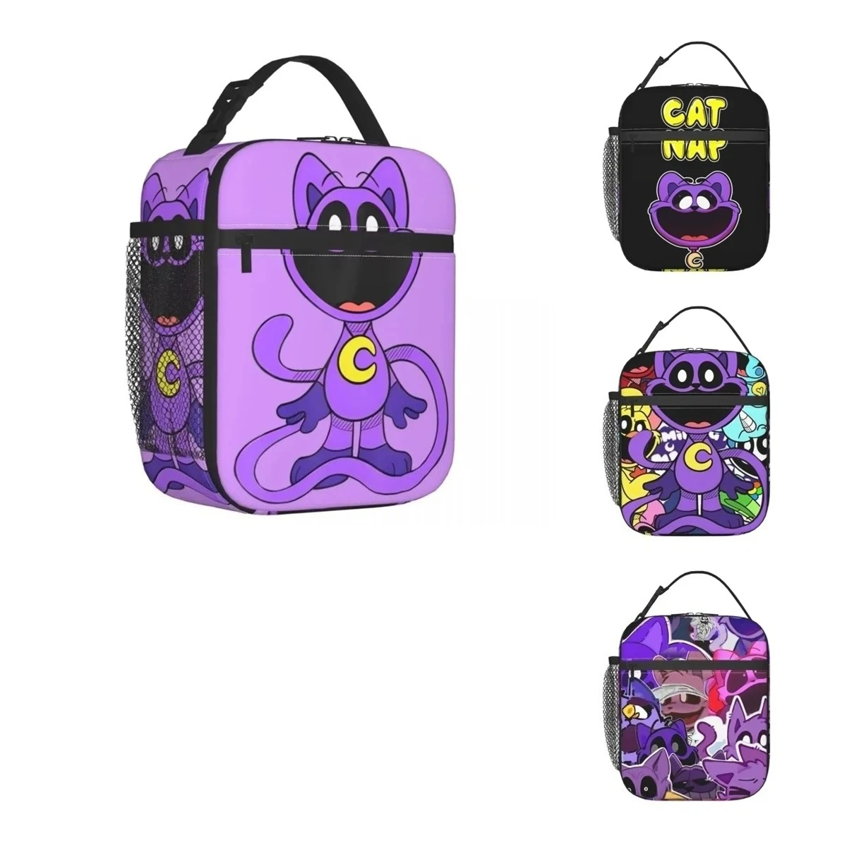 

2025 New Custom Catnap Smiling Critters Insulated Lunch Bag Food Bag Portable Cooler Thermal Lunch Boxes For School Office