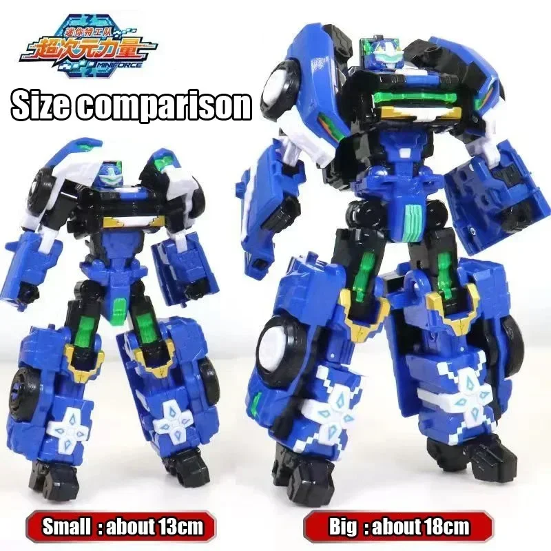 MiniForce Hyperdimensional Transformation Robot Bot Model Mini Force Deformation Combiner Action Figure Toys For Children Gift