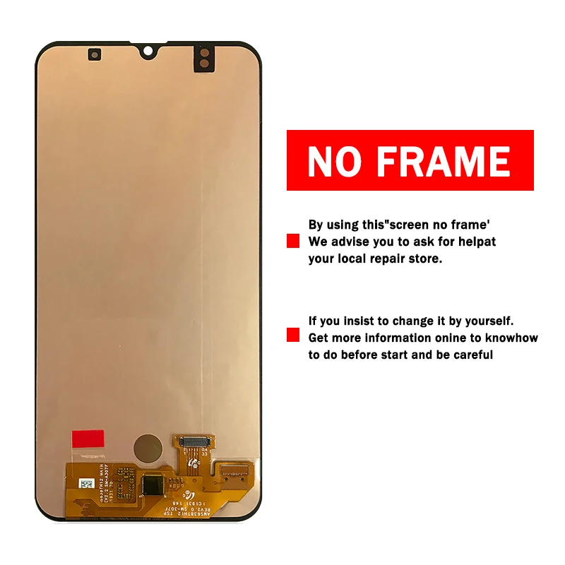 6.4'' Super Amoled  For Samsung  A30S A307 LCD Display with Touch Screen Digitizer Assembly For Samsung A30s A307F LCD