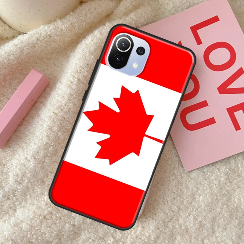 Canada Canadian Flag Case For POCO X5 X3 X4 F5 Pro F3 F4 GT C40 M5s Phone Cover For Xiaomi 13 11T 12T Pro 12 Lite