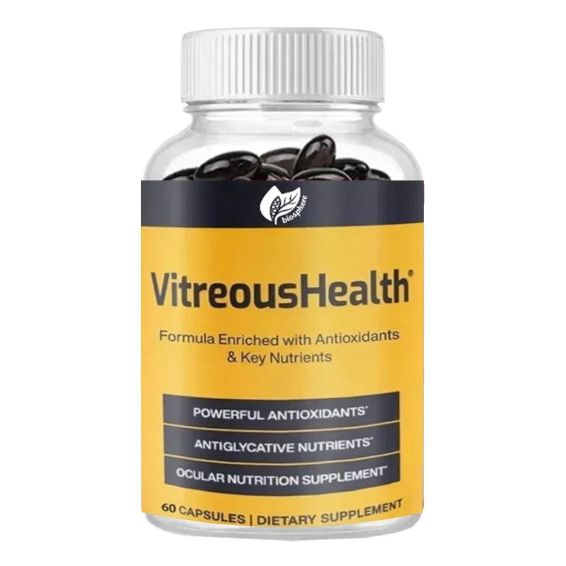 VitreusHealth مكمل العين المعتمد على الأدلة مع L-Lysine لصحة العين الأمثل