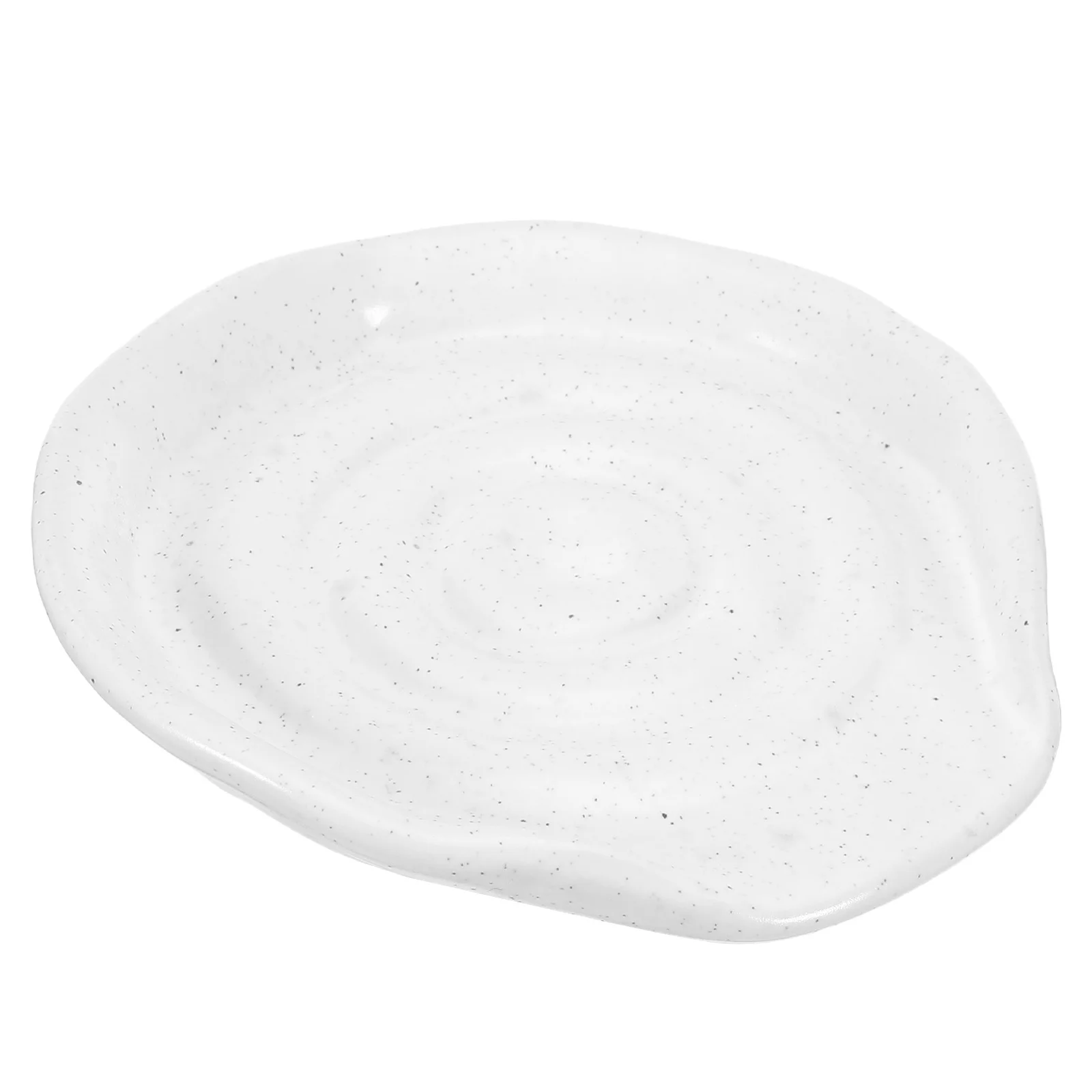 

White Ceramic Spoon Holder - Heat-Resistant Spoon Ladle Rest for Stove Cooking Station Organizer Elegant Table Decor Kitchen